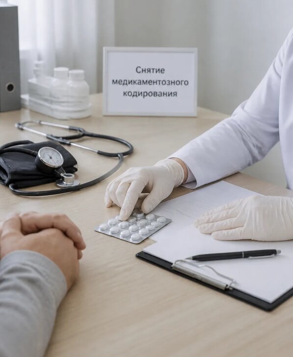 Снятие медикаментозного кодирования в Гукове от 5133 р. | Медзона